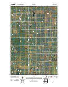 Alice North Dakota Historical topographic map, 1:24000 scale, 7.5 X 7.5 Minute, Year 2011