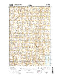 Alice North Dakota Current topographic map, 1:24000 scale, 7.5 X 7.5 Minute, Year 2014