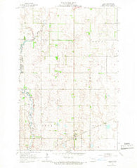 Alice North Dakota Historical topographic map, 1:24000 scale, 7.5 X 7.5 Minute, Year 1965
