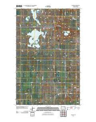 Alkabo North Dakota Historical topographic map, 1:24000 scale, 7.5 X 7.5 Minute, Year 2011