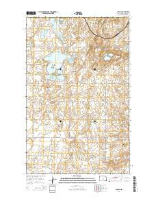 Alkabo North Dakota Current topographic map, 1:24000 scale, 7.5 X 7.5 Minute, Year 2014