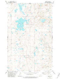 Alkabo North Dakota Historical topographic map, 1:24000 scale, 7.5 X 7.5 Minute, Year 1983