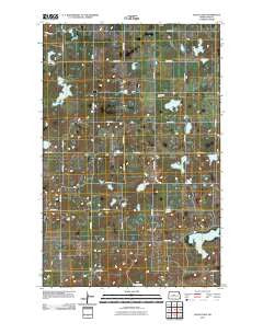 Alkali Lake North Dakota Historical topographic map, 1:24000 scale, 7.5 X 7.5 Minute, Year 2011