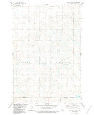 Alkaline Lake NW North Dakota Historical topographic map, 1:24000 scale, 7.5 X 7.5 Minute, Year 1983