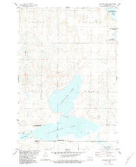Alkaline Lake North Dakota Historical topographic map, 1:24000 scale, 7.5 X 7.5 Minute, Year 1983
