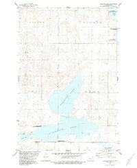 Alkaline Lake North Dakota Historical topographic map, 1:24000 scale, 7.5 X 7.5 Minute, Year 1983