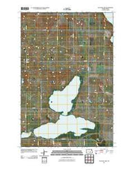 Alkaline Lake North Dakota Historical topographic map, 1:24000 scale, 7.5 X 7.5 Minute, Year 2011