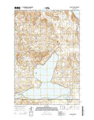 Alkaline Lake North Dakota Current topographic map, 1:24000 scale, 7.5 X 7.5 Minute, Year 2014