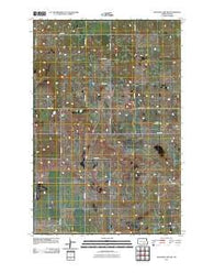 Alkaline Lake SW North Dakota Historical topographic map, 1:24000 scale, 7.5 X 7.5 Minute, Year 2011