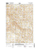 Alkaline Lake SW North Dakota Current topographic map, 1:24000 scale, 7.5 X 7.5 Minute, Year 2014