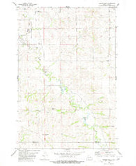 Almont East North Dakota Historical topographic map, 1:24000 scale, 7.5 X 7.5 Minute, Year 1980
