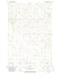 Almont West North Dakota Historical topographic map, 1:24000 scale, 7.5 X 7.5 Minute, Year 1980