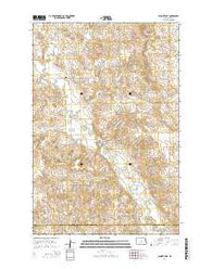 Almont East North Dakota Current topographic map, 1:24000 scale, 7.5 X 7.5 Minute, Year 2014