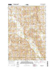 Almont East North Dakota Current topographic map, 1:24000 scale, 7.5 X 7.5 Minute, Year 2014