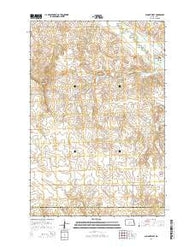 Almont West North Dakota Current topographic map, 1:24000 scale, 7.5 X 7.5 Minute, Year 2014