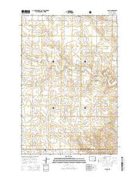 Alpha North Dakota Current topographic map, 1:24000 scale, 7.5 X 7.5 Minute, Year 2014