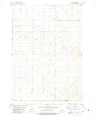 Alpha North Dakota Historical topographic map, 1:24000 scale, 7.5 X 7.5 Minute, Year 1980