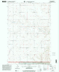 Alpha North Dakota Historical topographic map, 1:24000 scale, 7.5 X 7.5 Minute, Year 1997