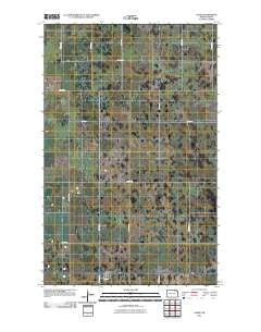 Alsen North Dakota Historical topographic map, 1:24000 scale, 7.5 X 7.5 Minute, Year 2011