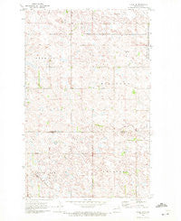 Alsen SE North Dakota Historical topographic map, 1:24000 scale, 7.5 X 7.5 Minute, Year 1970