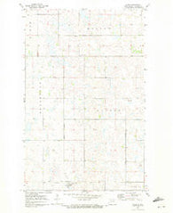 Alsen North Dakota Historical topographic map, 1:24000 scale, 7.5 X 7.5 Minute, Year 1970