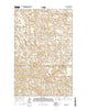 Alsen SE North Dakota Current topographic map, 1:24000 scale, 7.5 X 7.5 Minute, Year 2014