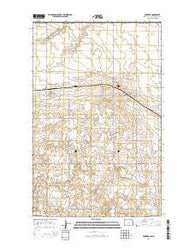 Ambrose North Dakota Current topographic map, 1:24000 scale, 7.5 X 7.5 Minute, Year 2014