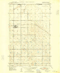 Ambrose North Dakota Historical topographic map, 1:24000 scale, 7.5 X 7.5 Minute, Year 1948