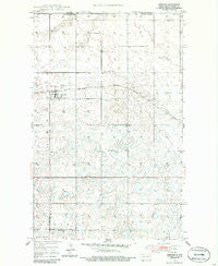 Ambrose North Dakota Historical topographic map, 1:24000 scale, 7.5 X 7.5 Minute, Year 1948