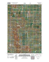 Amidon North Dakota Historical topographic map, 1:24000 scale, 7.5 X 7.5 Minute, Year 2011