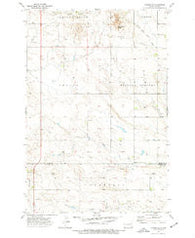 Amidon SE North Dakota Historical topographic map, 1:24000 scale, 7.5 X 7.5 Minute, Year 1973