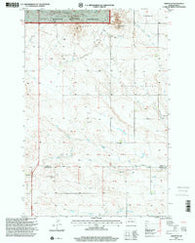 Amidon SE North Dakota Historical topographic map, 1:24000 scale, 7.5 X 7.5 Minute, Year 1997