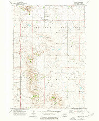 Amidon North Dakota Historical topographic map, 1:24000 scale, 7.5 X 7.5 Minute, Year 1973