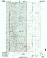 Amidon North Dakota Historical topographic map, 1:24000 scale, 7.5 X 7.5 Minute, Year 1997