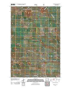 Amidon SE North Dakota Historical topographic map, 1:24000 scale, 7.5 X 7.5 Minute, Year 2011