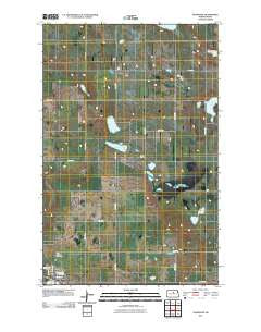 Anamoose North Dakota Historical topographic map, 1:24000 scale, 7.5 X 7.5 Minute, Year 2011