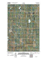 Aneta North Dakota Historical topographic map, 1:24000 scale, 7.5 X 7.5 Minute, Year 2011