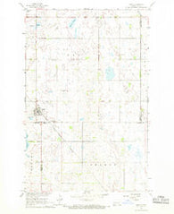 Aneta North Dakota Historical topographic map, 1:24000 scale, 7.5 X 7.5 Minute, Year 1967