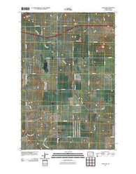 Antelope North Dakota Historical topographic map, 1:24000 scale, 7.5 X 7.5 Minute, Year 2011