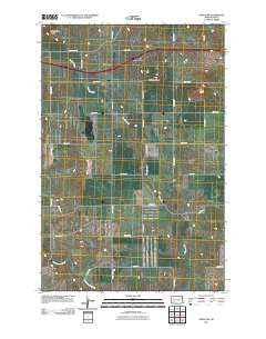 Antelope North Dakota Historical topographic map, 1:24000 scale, 7.5 X 7.5 Minute, Year 2011