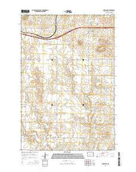 Antelope North Dakota Current topographic map, 1:24000 scale, 7.5 X 7.5 Minute, Year 2014