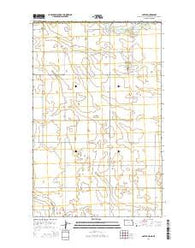 Antler North Dakota Current topographic map, 1:24000 scale, 7.5 X 7.5 Minute, Year 2014
