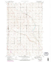 Antler SW North Dakota Historical topographic map, 1:24000 scale, 7.5 X 7.5 Minute, Year 1948