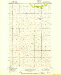 Antler North Dakota Historical topographic map, 1:24000 scale, 7.5 X 7.5 Minute, Year 1950