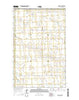 Antler NW North Dakota Current topographic map, 1:24000 scale, 7.5 X 7.5 Minute, Year 2014