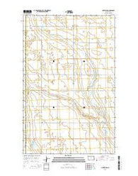 Antler SW North Dakota Current topographic map, 1:24000 scale, 7.5 X 7.5 Minute, Year 2014