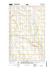 Antler SW North Dakota Current topographic map, 1:24000 scale, 7.5 X 7.5 Minute, Year 2014
