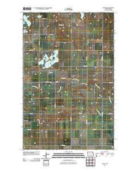 Appam North Dakota Historical topographic map, 1:24000 scale, 7.5 X 7.5 Minute, Year 2011