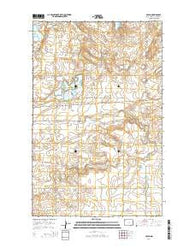 Appam North Dakota Current topographic map, 1:24000 scale, 7.5 X 7.5 Minute, Year 2014