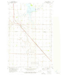 Ardoch North Dakota Historical topographic map, 1:24000 scale, 7.5 X 7.5 Minute, Year 1972